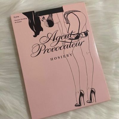 Agent Provocateur Lyra Black Stockings  XS NEW