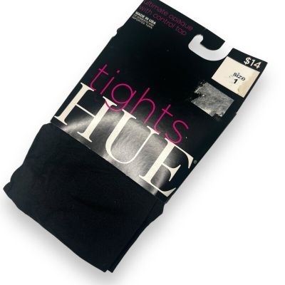 Hue Black Ultimate Opaque Tights Size 1 Womens 1 Pair