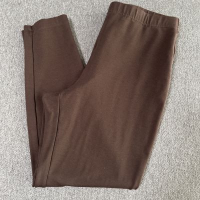 Chicos Slimming Brown Leggings Size 2.5