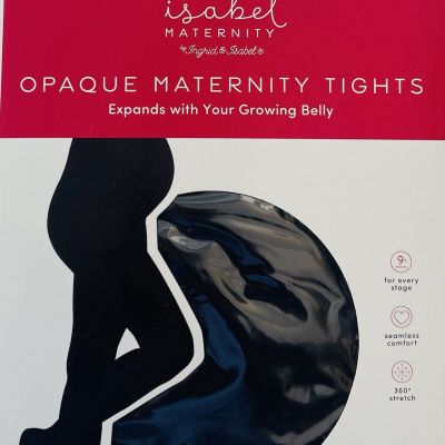 Opaque Maternity Tights - Isabel Maternity by Ingrid & Isabel Black Small/Medium