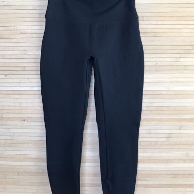 SPANX Ponte Perfect Ankle Slit Hem Leggings Pants Style 20262R Black Medium