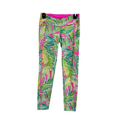 Lilly Pulitzer Multi Color Tropical Storm Pull On Leggings Womens Small