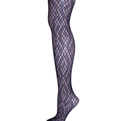 Women's Checkered Diamonds Nylon Net Tights