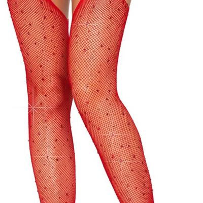 Leg Avenue Women'S Fishnet Suspender Pantyhose