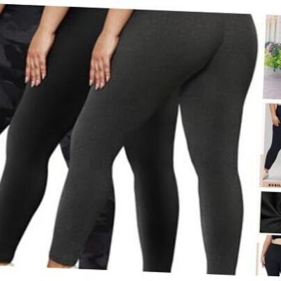 3 Pack Plus Size Large-X-Large Plus 26inch Black/ Black Splinter/ Heather Grey