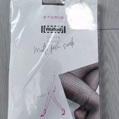 Wolford 19252 Studio Tights Lavish Fishnet Honey ( S )