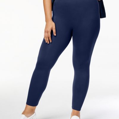 First Looks Womens Plus Seamless Leggings Size:2X Color:Navy