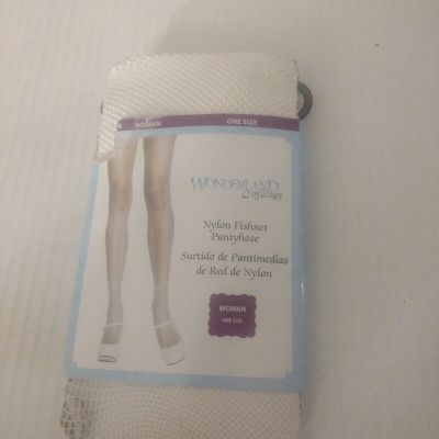 Women's Fashion Fishnet Tights Wonderland Brand One Size NEW!