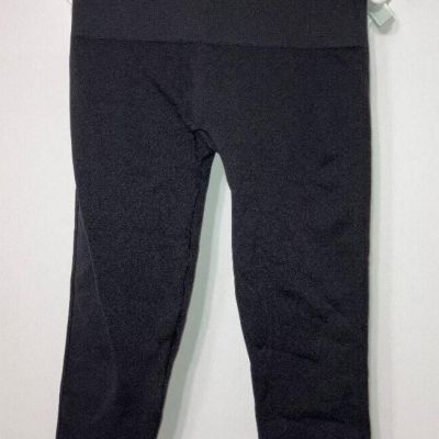 Spanx Black Cropped 20099R Stretchy Athletic Yoga Leggings Women's Size XL New