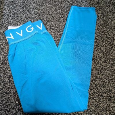 Nvgtn Bright Blue Full Length Athletic Leggings