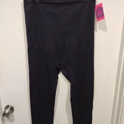 NWT Empetua  Black High Waisted Shaping Leggings Size 2XL-Layering Loungewear