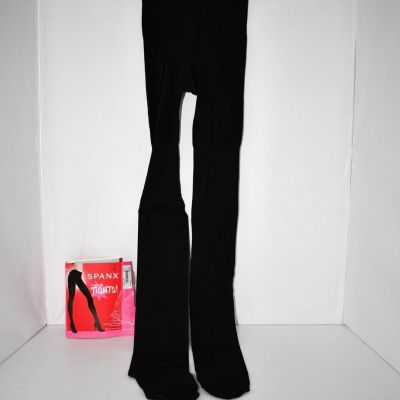 SPANX shape Shaping Mid-Thigh Tight-End Tights in Black Size: B #FH3915 NWT