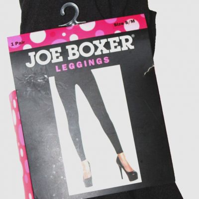 Joe Boxer Women's One Pair Black Leggings S/M