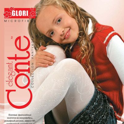 Conte Glori 60 Den - Fantasy Opaque 3D Effect Tights For Girls - 4yr. (8?-100??)