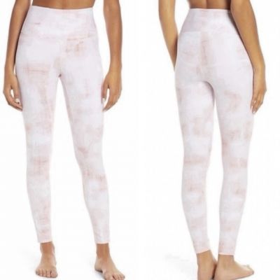 NEW Zella Live In High Waisted Leggings in Pink White - Size XS 7/8