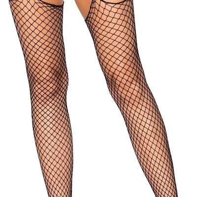 Leg Avenue Women'S Unfinished Top Industrial Fishnet Stockings