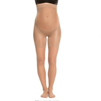 Spanx Mama Mid-Thigh Shaping Sheers Full Length Tights 015 Nude Size A