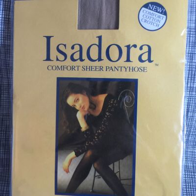 ISADORA Comfort Nude Sheer Pantyhose Suntan Fits 5.2