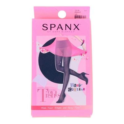 SPANX  Haute Contour Charcoal Tights - Size E