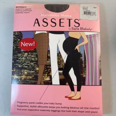 Marvelous Mama Assets by S. Blakely Brown Lucky Leggings Maternity Size 4