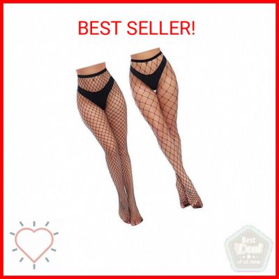 Charmnight Womens High Waist Tights Fishnet Stockings Thigh High Pantyhose