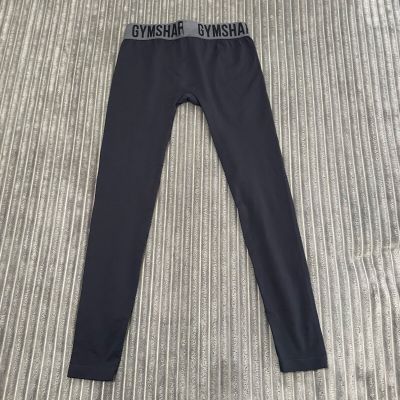 Gymshark Leggings Womens S Black Compression Pants Flex Athleisure Gym Workout