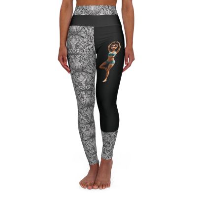 High Waisted Yoga Leggings – NeatBids Custom Design 12