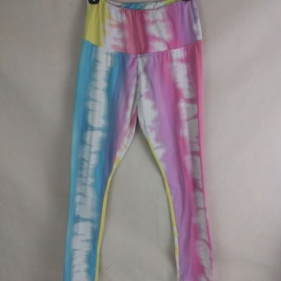 Hot Kiss Women's Bright Colorful Tie-Dye Leggings Size XL