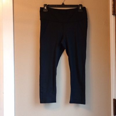 Athleta Black Running Style Athletic Activewear leggings size M