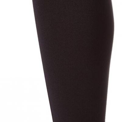 Women's Blackout Tights with Control Top, Black, 1 (U20382)