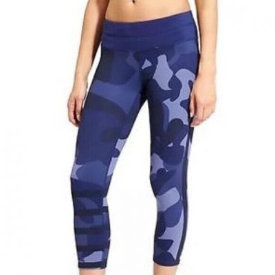 Athleta Women's Size XS Blue Camo Capri Sonar Leggings Style #347939