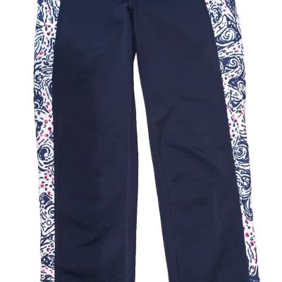 Lilly Pulitzer Weekender Luxletic Crop Leggings Bright Navy Star Crunch XSmall