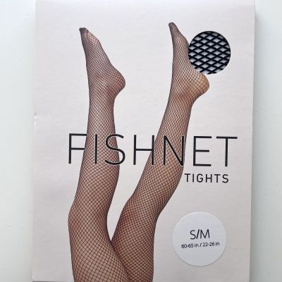 Fishnet Tights Womens S/M(Black) New With Tags In Package