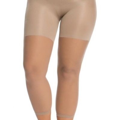 Spanx The Original Footless Pantyhose Power Capri Size D Nude