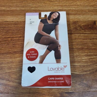 Lovable Hanes Capei Shaper Plus Size XL Jet Black