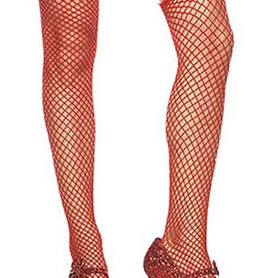 Red Fishnet Stockings