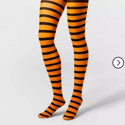 Women's Striped Opaque Halloween Tights - Hyde & EEK! Sz S/M