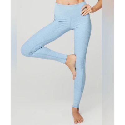 ALO High-Waist Alosoft Lounge Legging in Tile Blue Size s