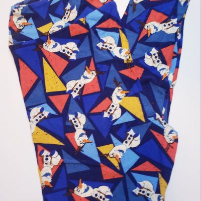 LuLaRoe TC2 Leggings OLAF FROZEN Disney World Tall & Curvy (Size 20-26)  NEW