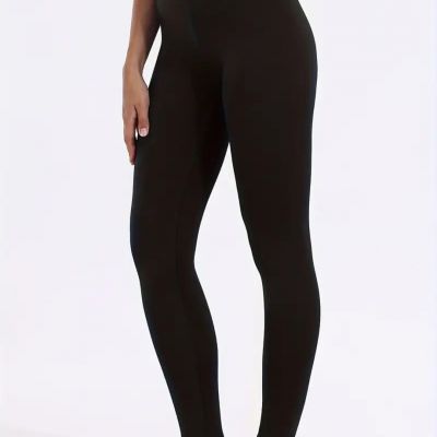 Cozy Warmth, Sleek Style: Winter Thermal Leggings for Women, Black