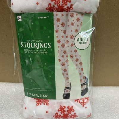 Snowflake Stockings New In Package One Size