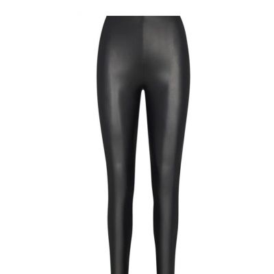 SKIMS Faux Leather Black Leggings Size 2X