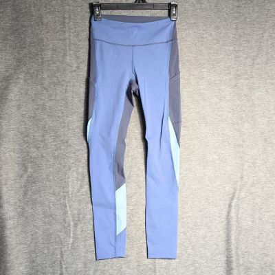 Outdoor Voices Superfoam 7/8 Leggings Size XS Denim Dark Light Blue