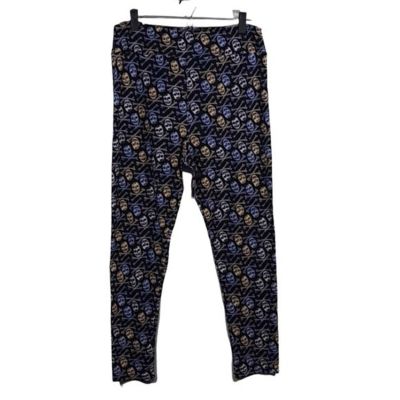 Lularoe TC2  Leggings  Skulls Crossbones Women Plus Size  Halloween