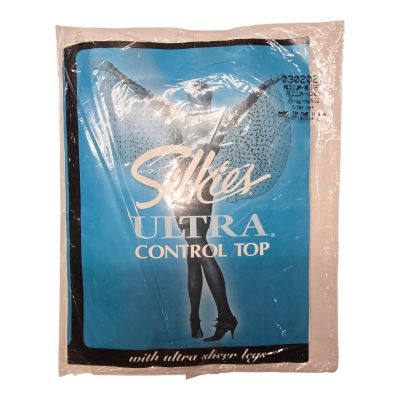 NWT Ultra Silkies *READ* Control Top Size M Beige Honey Ultra Sheer Pantihose