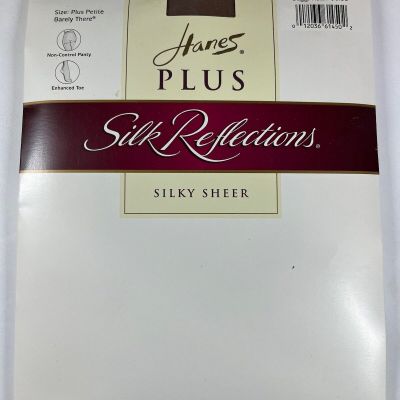 Hanes Plus Petite Style 00P15 Silky Sheer, Barely There, Size Plus Petite