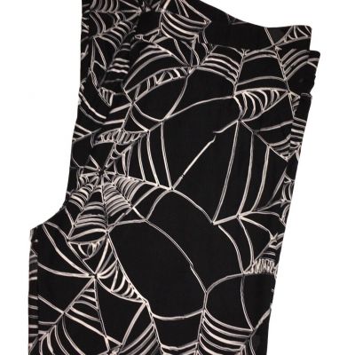 RUNWAY READY COUTURE SPIDERWEBS WOMENS LEGGINGS HALLOWEEN SZ 2XL NWT