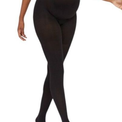 Spanx Assets Maternity Shaping Tights Slims Rear Thighs Tummy Panel Black 2