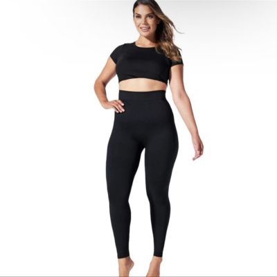 BLANQI Maternity Leggings Size Medium Black High Waisted Postpartum Compression