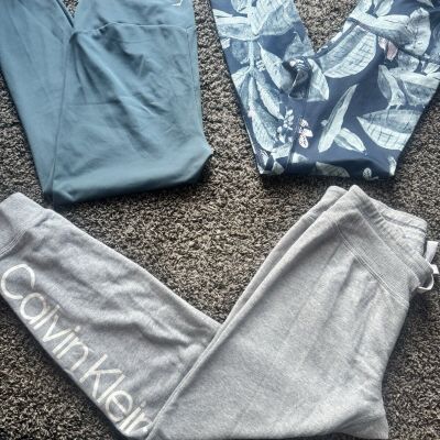 Lot of 3 Women’s Leggings Size Small 1 Gymshark, 1 SHEIN, 1 Calvin Klein